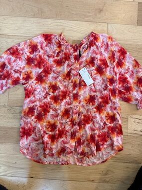 NWT bobeau blouse size medium